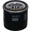 Cartouche filtre d'huile lubrif - Ref : W671 - Marque : MANN-FILTER