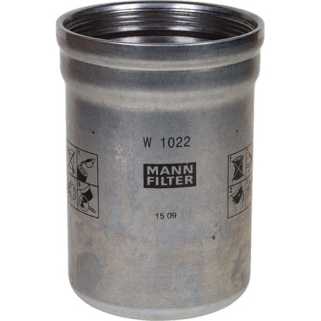 Cartouche filtre d'huile lubrif - Ref : W1022 - Marque : MANN-FILTER