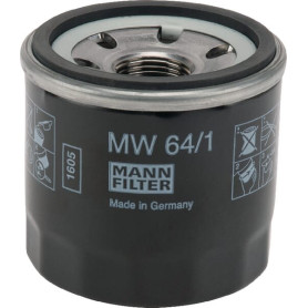 Cartouche filtre d'huile lubrif - Ref : MW641 - Marque : MANN-FILTER