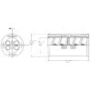 Cartouche filtre hydraulique - Ref : P556064 - Marque : Donaldson