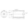 Cartouche filtre hydraulique - Ref : P172460 - Marque : Donaldson