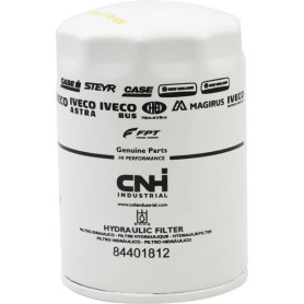 Filtre à huile hydraulique - Ref : 84401812 - Marque : CNH