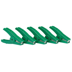 Crocodile clip Green (5) - Gallagher - Ref : 400211