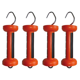 Poignée bi-matière orange cordon (4 pcs) - Gallagher - Ref : 055722