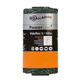 Vidoflex 3 Powerline (vert, 100 mètre) - Gallagher - Ref : 019335