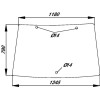Pare-brise fixe - John Deere - Ref: D8180