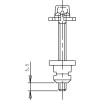 Boulon de fixation court pour phare