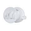 Isolateur à écrou, blanc ø6-14mm (10 pcs) - Gallagher - Ref : 010943