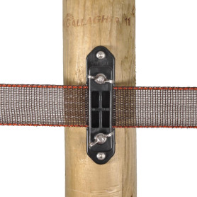 Isolateur clôture ruban de coin Turboline avec écrou papillon (5 pcs) - Gallagher - Ref : 016702