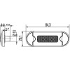 Plafonnier intérieur cabine LED