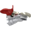 Tête d'attelage ouverte M16x1.5 rouge