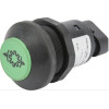 Interrupteur poussoir, PTO, rond, vert - FENDT - Ref: 11908017PN