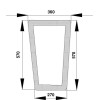 Pare-brise inf. - FENDT - Ref: 816810040060N