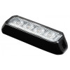 FEU FLASH 4 LED PLAT BLANC 12/24V