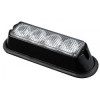 FEU FLASH 4 LED PLAT ORANGE 12/24V - Ref: 722153