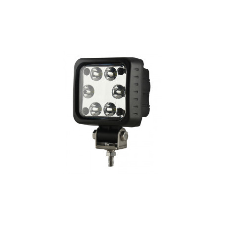 PHARE DE TRAVAIL CARRE 6 LED ROUGE 3000LM 30W LONGUE