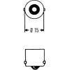 Ampoule R10W - 12V-10W - BA15s