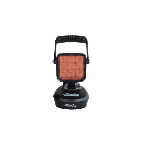 PHARE DE TRAVAIL - AVERTISSEUR 9 LED RECHARGEABLE ROUGE- SPECIAL AVICULTURE