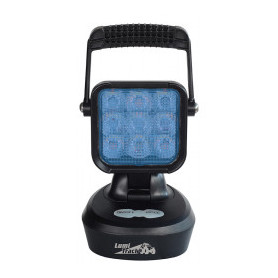 PHARE DE TRAVAIL - AVERTISSEUR 9 LED RECHARGEABLE BLEU- SPECIAL AVICULTURE