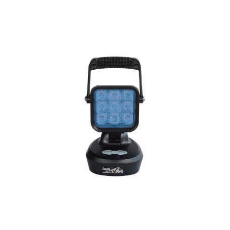 PHARE DE TRAVAIL - AVERTISSEUR 9 LED RECHARGEABLE BLEU- SPECIAL AVICULTURE