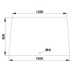Pare-brise fixe - Case IH - Ref: D520486