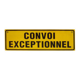 PANNEAU CONVOI EXCEPTIONNEL EN ALU