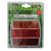 FEU ARRIERE LED ROUGE/JAUNE 12V FAISCEAU 15CM - Ref: 724545