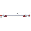 RAMPE DE SIGNALISATION METAL LED 1,60M - Ref: 743485