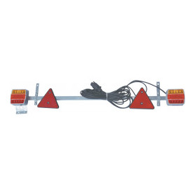 RAMPE DE SIGNALISATION METAL LED TELESCOPIQUE 1