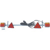 RAMPE DE SIGNALISATION METAL LED TELESCOPIQUE 1,10-1,60M - Ref: 743484