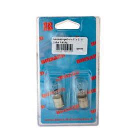 2 AMPOULES POIRETTES 12V 21W - Ref: 725035