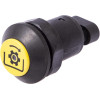Interrupteur poussoir, PTO, rond, jaune - Deutz-Fahr - Ref: 11912002PN
