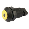 Interrupteur à poussoir, relevage, rond, jaune - Deutz-Fahr, SAME - Ref: 11903002PN