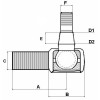 Rotule de direction CNH