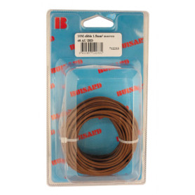 BOBINE CABLE MONOCONDUCTEUR 10M MARRON 1.5mm2