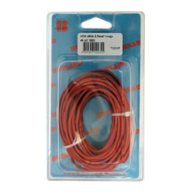 BOBINE CABLE MONOCONDUCTEUR 10M ROUGE 2.5mm2