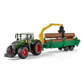 FENDT 1050 AVEC REMORQUE BOIS- Bburago - Ref: X991019091000