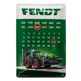 Calendrier en étain Fendt