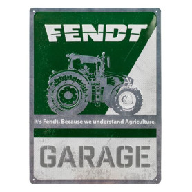 Plaque en étain Fendt: GARAGE - Ref: X991021019000