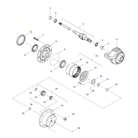 JOINT ETANCHEITE  - pour MASSEY - Réf 3974349M1