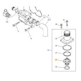 THERMOSTAT  - pour MASSEY - Réf 4224624M1