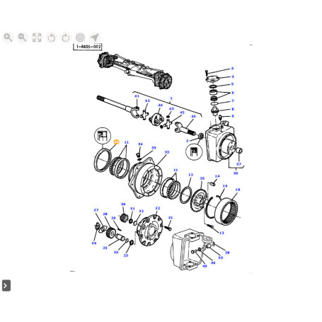 BAGUE ETANCHEITE  - pour MASSEY - Réf 3429815M1