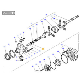 JOINT ETANCHEITE  - pour MASSEY - Réf 3785501M1