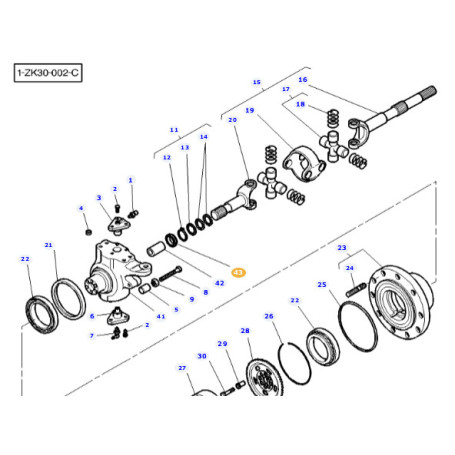 JOINT ETANCHEITE  - pour MASSEY - Réf 3785501M1