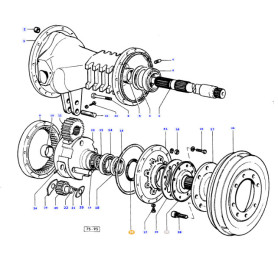 JOINT ETANCHEITE  - pour MASSEY - Réf 884851M1