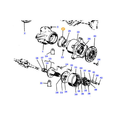 JOINT ÉTANCHÉITÉ  - pour MASSEY - Réf 395527X1