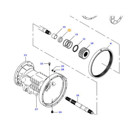 BAGUE ETANCHEITE  - pour MASSEY - Réf 1860954M1