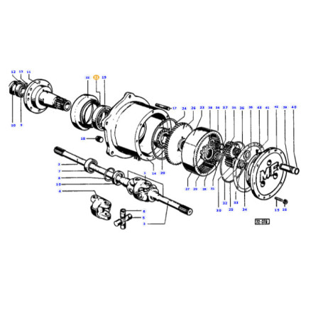 BAGUE ETANCHEITE  - pour MASSEY - Réf 2714105M1