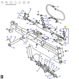 ROTULE SPHERIQUE  - pour MASSEY - Réf 3595527M91