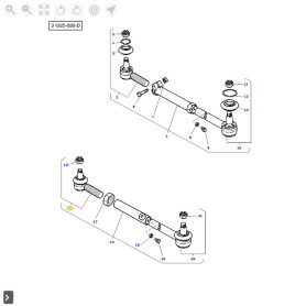ROTULE  - pour MASSEY - Réf 3901825M91